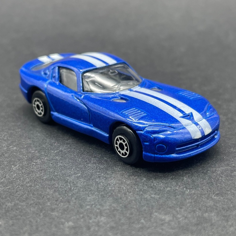 Maisto Motor Works Dodge Viper GTS‎ Sports Car Blue Diecast 1/64 Scale Loose